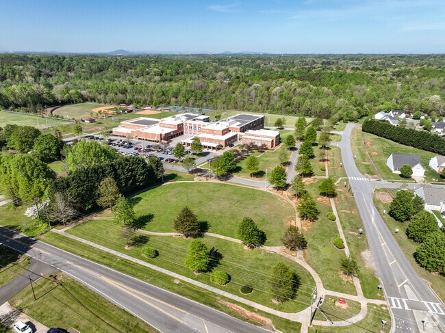Newton-Conover Middle School is a large school in a small town.