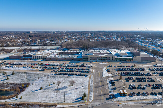 An Aerial of Franklin High School.