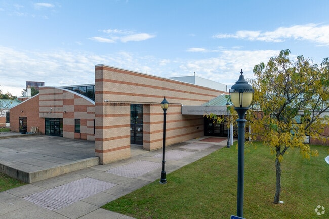 Wexler Grant Community School entrance in New Haven, CT.