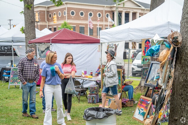 Explore the arts and crafts at the Bob Syke's BBQ and Blues Festival near McCalla.
