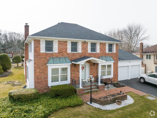 Kings Park also has exquisite colonial homes, often with extensive driveways.