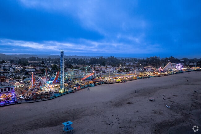 Explore Santa Cruz’s boardwalk and amusements, only 8 miles from Marina.