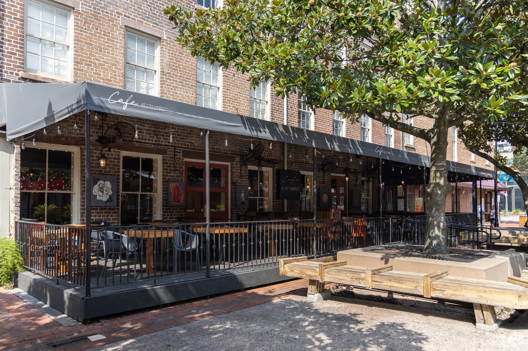 Visit the Cafe at City Market for classic american food.