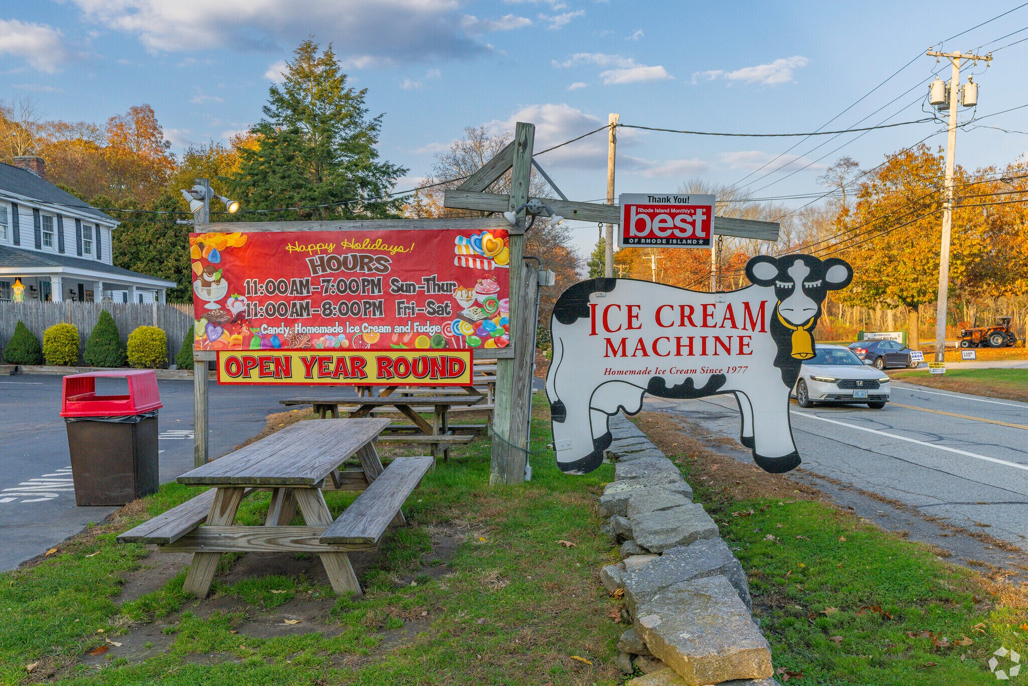 Stop by The Ice Cream Machine, voted Rhode Island Monthly's Best of Rhode Island.