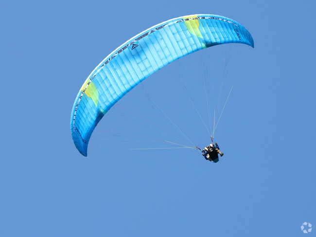 Tiger Mountain is a popular spot for paragliding when the weather is good in Fall City.