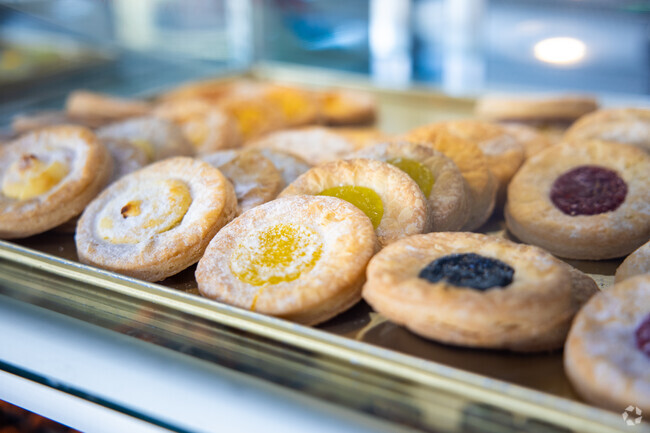 Try a lemon drop cookie at Oak Mill Bakery.
