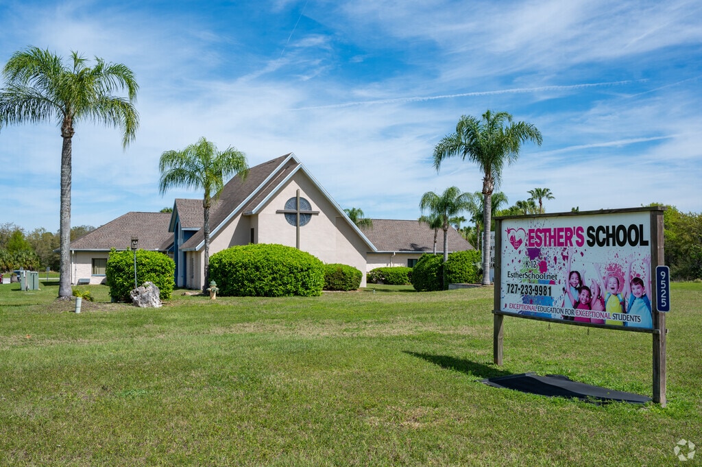 Esther's School is just outside the neighborhood on a spread out property.