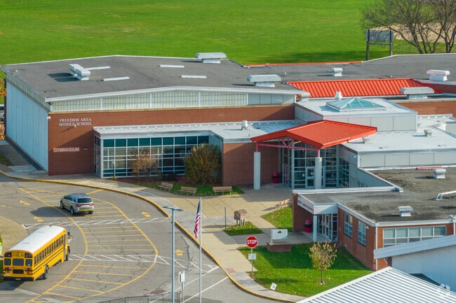 Local students attend the Freedom Middle School.