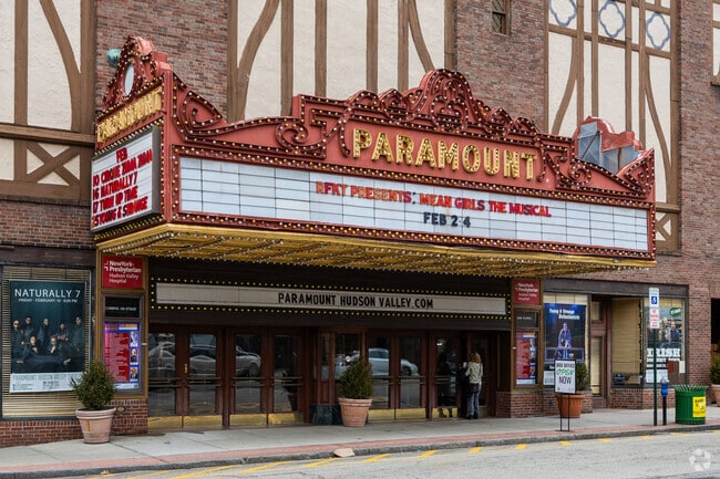 The Paramount Hudson Valley Theater is a landmark for performance arts in Peekskill.