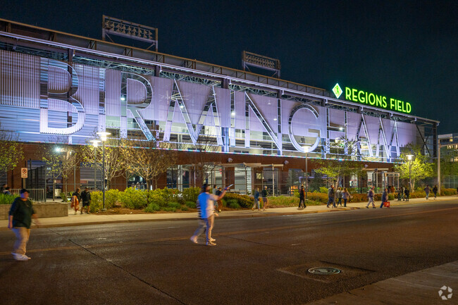 Take the short drive to downtown Birmingham from Sand Ridge and explore the city.