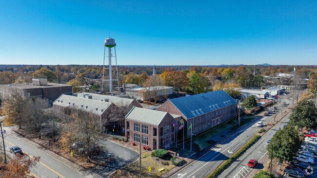 The Roswell police station in downtown Roswell, GA.