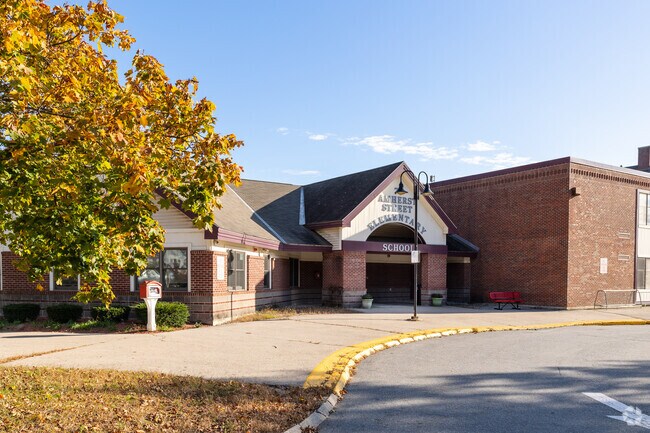 Young students in North End Nashua, NH can attend Amherst Elementary School.