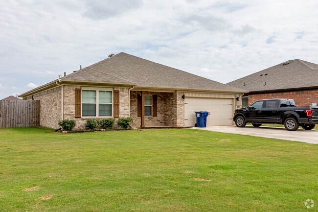 Single-story Craftsman-style homes are common in Toney’s residential neighborhoods.