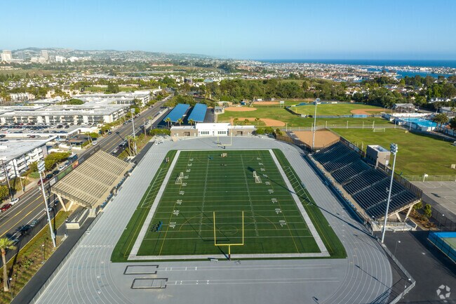 Students can take advantage of numerous sports opportunities at Newport Harbor High School.