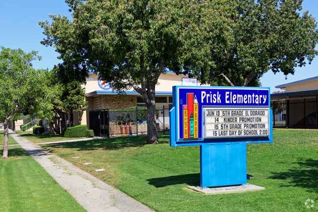 Prisk Elementary School serves K to grade 5.