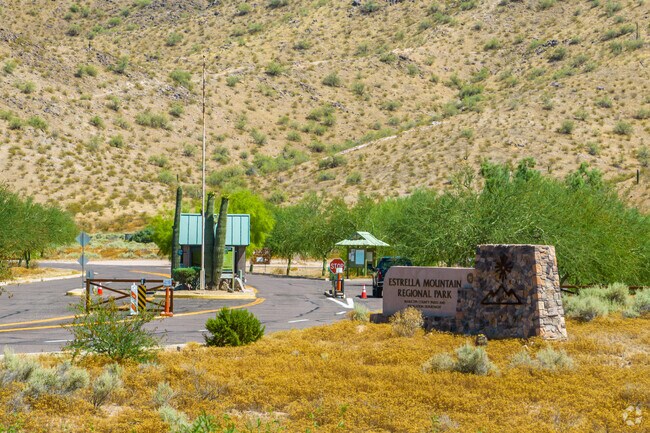 Embrace outdoor adventures at the expansive Estrella Mountain Regional Park.