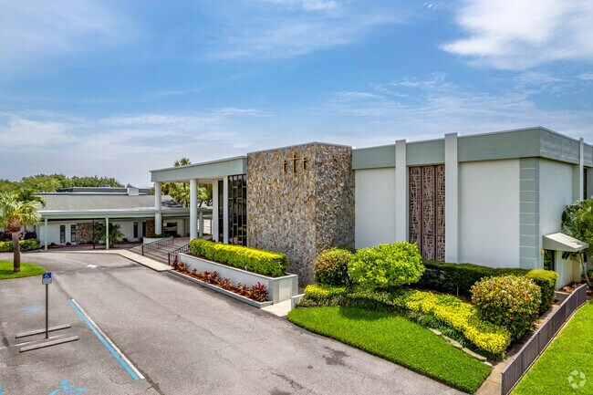 Liberty Baptist church school is connected to the church.
