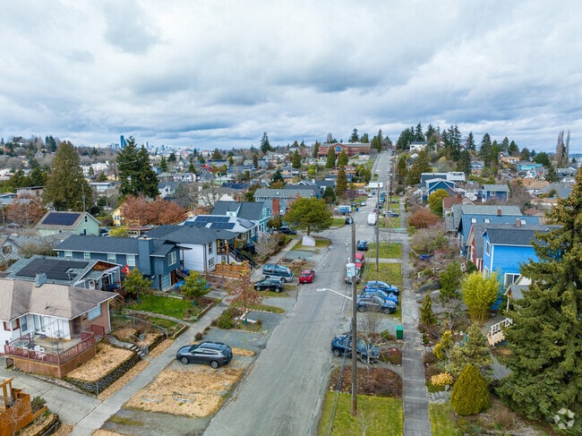 Columbia City has rolling hills throughout the neighborhood.
