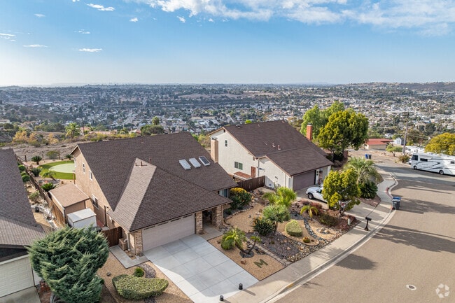 Some contemporary homes boast incredible views in Spring Valley.