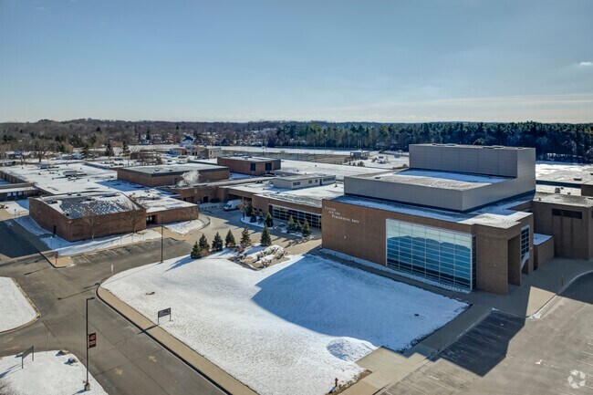 Students can easily walk or bike to Brighton High School.