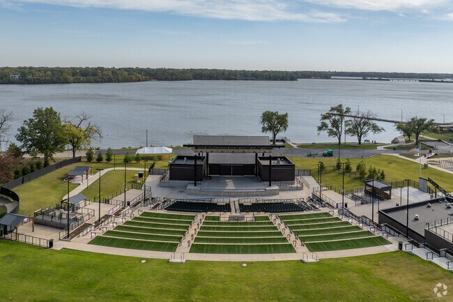 Catch live performances all summer long at the Devon Lakeshore Amphitheater.