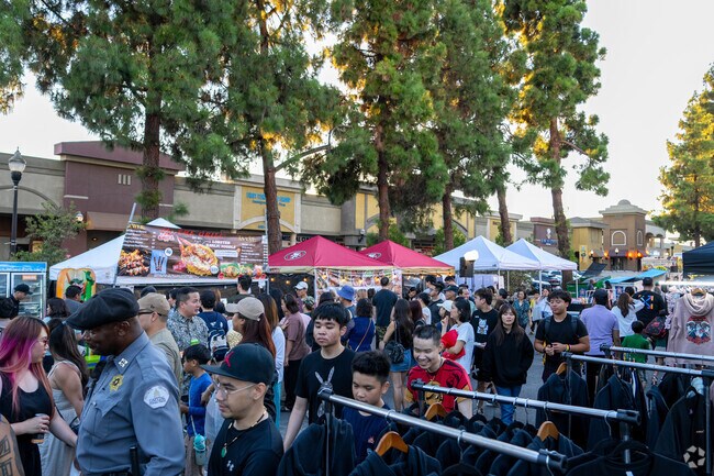 Grand Century Mall, located east of Spartan-Keyes, hosts the lively Story Road Night Market.