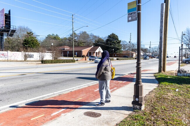 Candler-McAfee offers convenient access to MARTA stations and multiple bus stops for easy commuting.