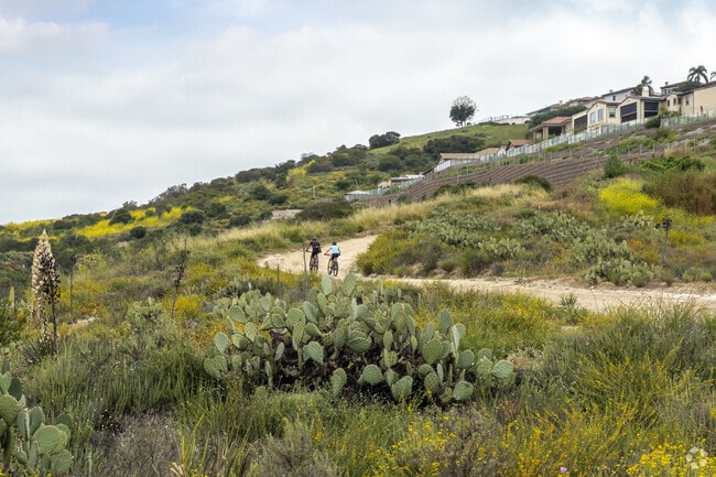 Mountain biking is one of the top activities on the trails running through Foothill Ranch.