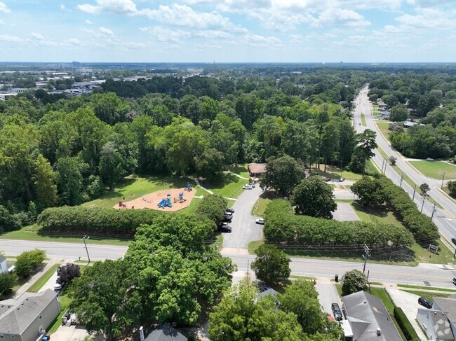 Residents in this Chesapeake suburb have access to a number of outdoor parks