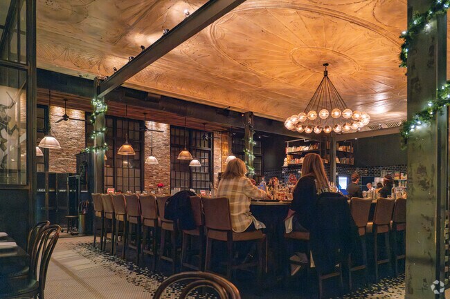 Locals of Downtown Salem enjoy grabbing drinks with friends at The Ledger.