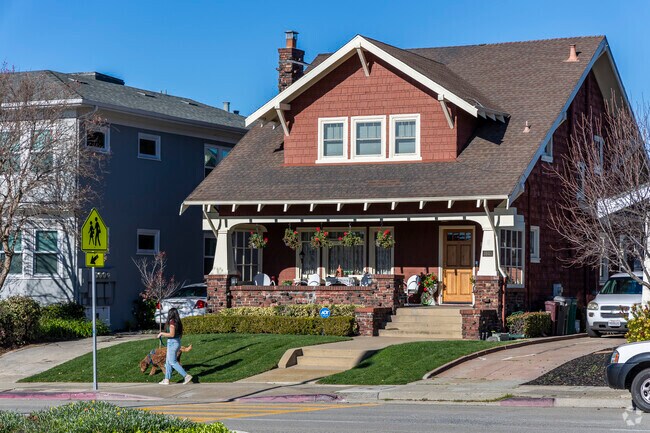 Glenview neighborhood is full of beautiful two story craftsman homes.