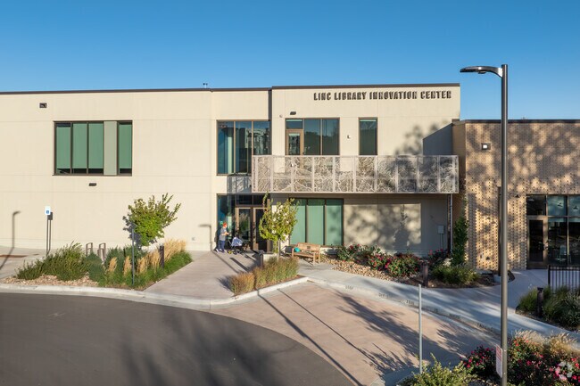The LINC Library Innovation Center is Downtown Greeley, Colorado.