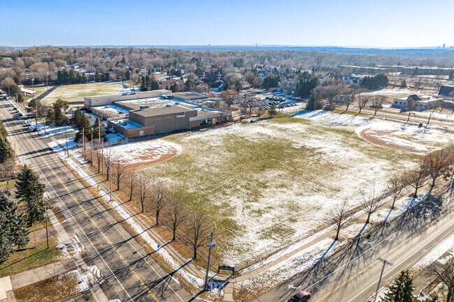 The Concordia Academy campus includes two ball fields.