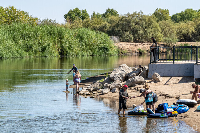 When it's hot, San Luis locals know the best places to cool off at along the Colorado River.