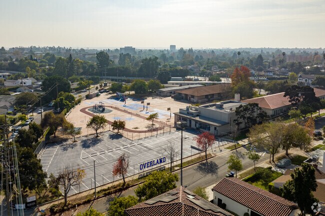 Playground, basketball, hopscotch and more enrich students at Overland Avenue School in LA.