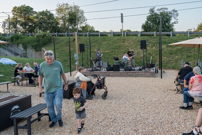 Downtown Vinton often hosts events with live music for gatherings.