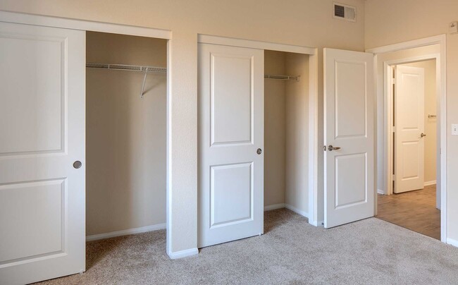 Spacious closets
