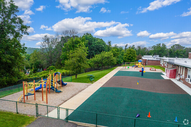 Playground and outdoor area at Lakeview Elementary School.