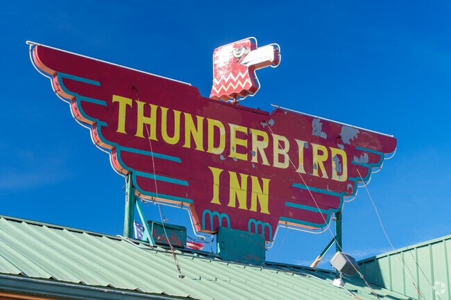 Thunderbird Inn is the popular local bar.