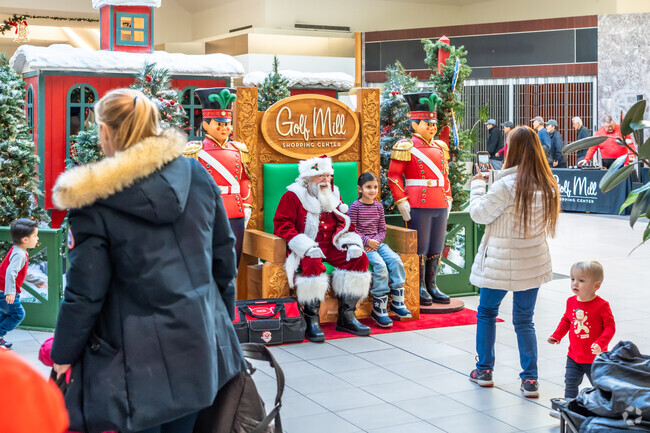 Take home a great photo with Santa during Holiday Celebration at Golf Mill Shopping Center.