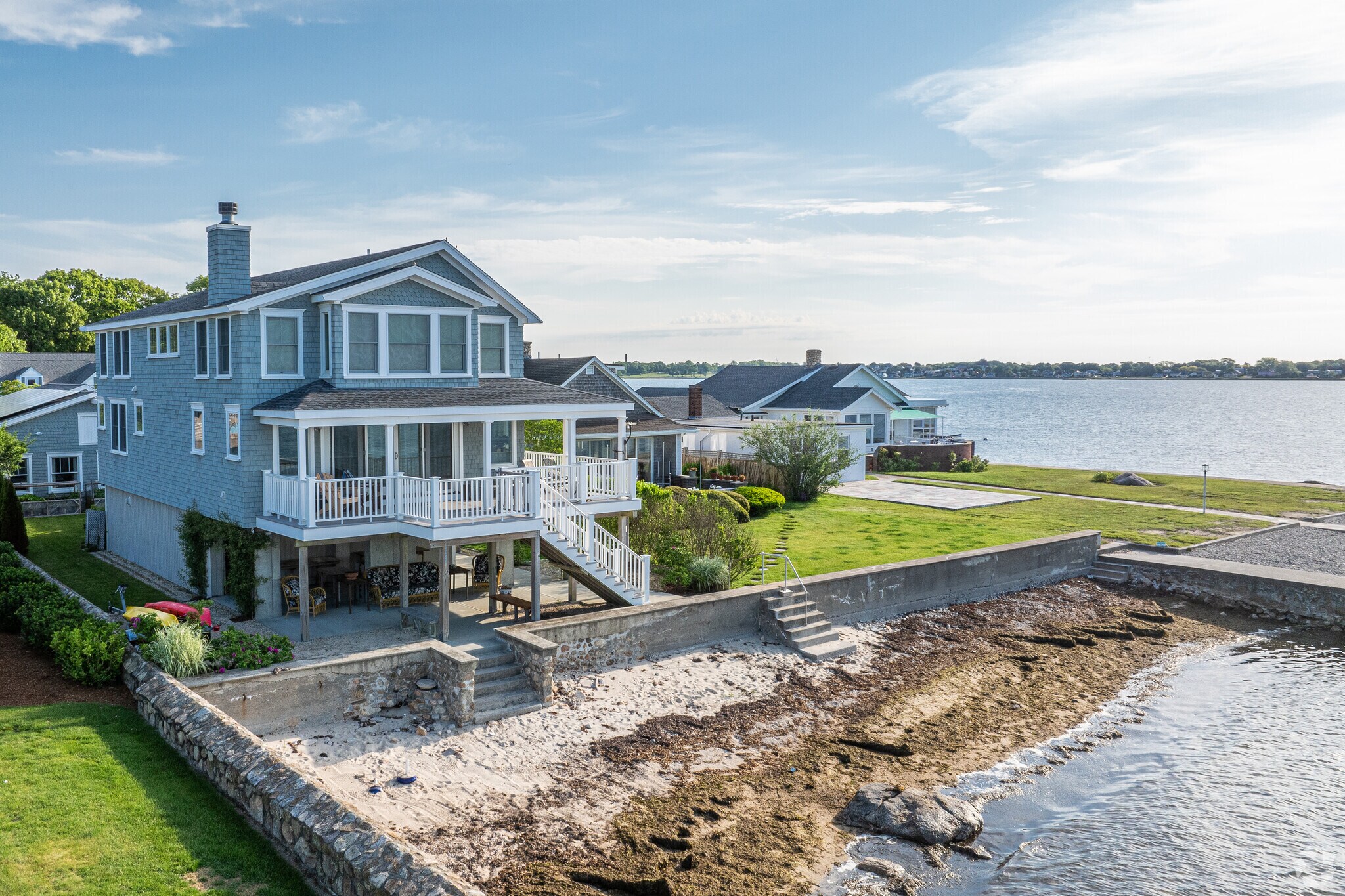 Views into Apponagansett Bay are unbeatable near Dartmouth Community Park