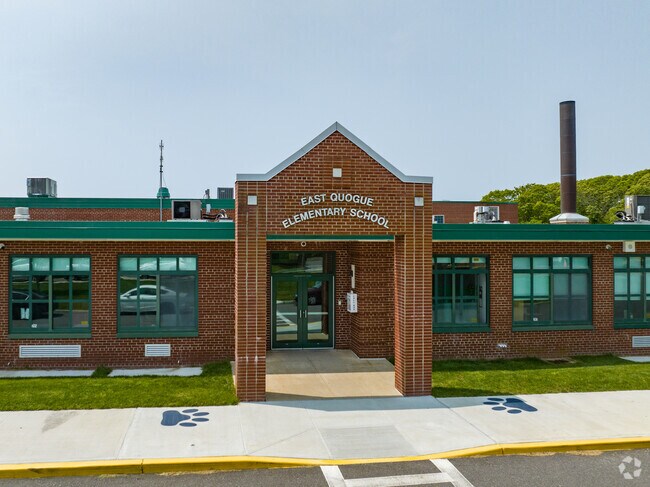 East Quogue Elementary has a STEAM lab for hands-on science and tech learning.