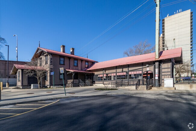 Book and take a quick train ride over at the Overbrook SEPTA Train Station in Philadelphia, PA.