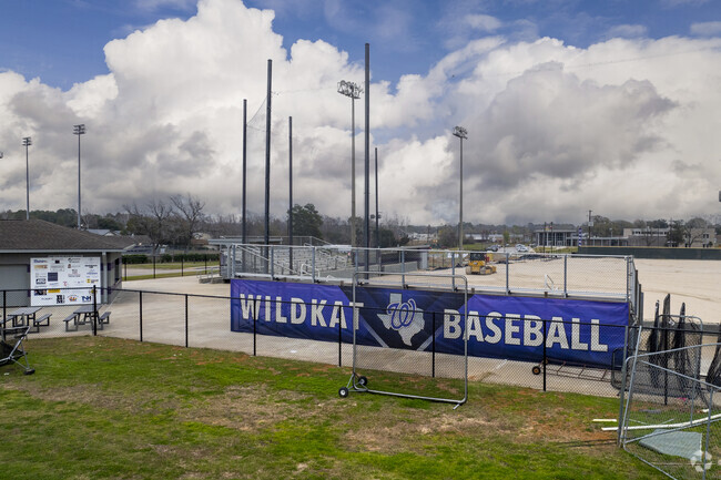 The baseball field for the Wildkats is located on the Lynn Lucas property.