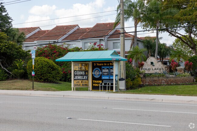 Bus stops can be found by major roads in Palm Beach Little Ranches.