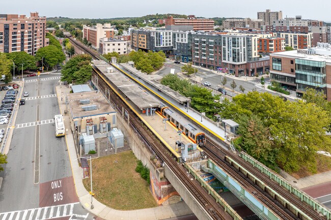 Catch the MBTA Subway at the Malden Center T Station nearby to the Maplewood area.