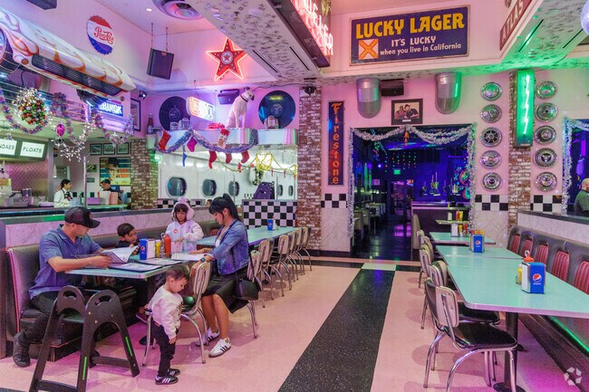 Step back in time with a retro dining experience at Corvette Diner in Liberty Station.