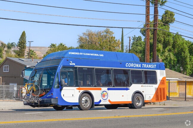 Corona Cruiser buses provide an easy public transportation option for residents in Home Gardens.