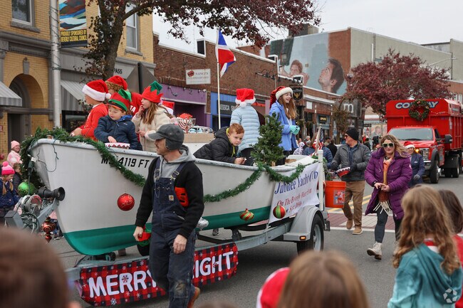 A nautical theme is present at this years Holiday Parade in Beverly.