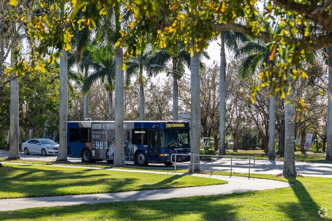 Cypress Lake residents can find public transportation throughout the neighborhood.